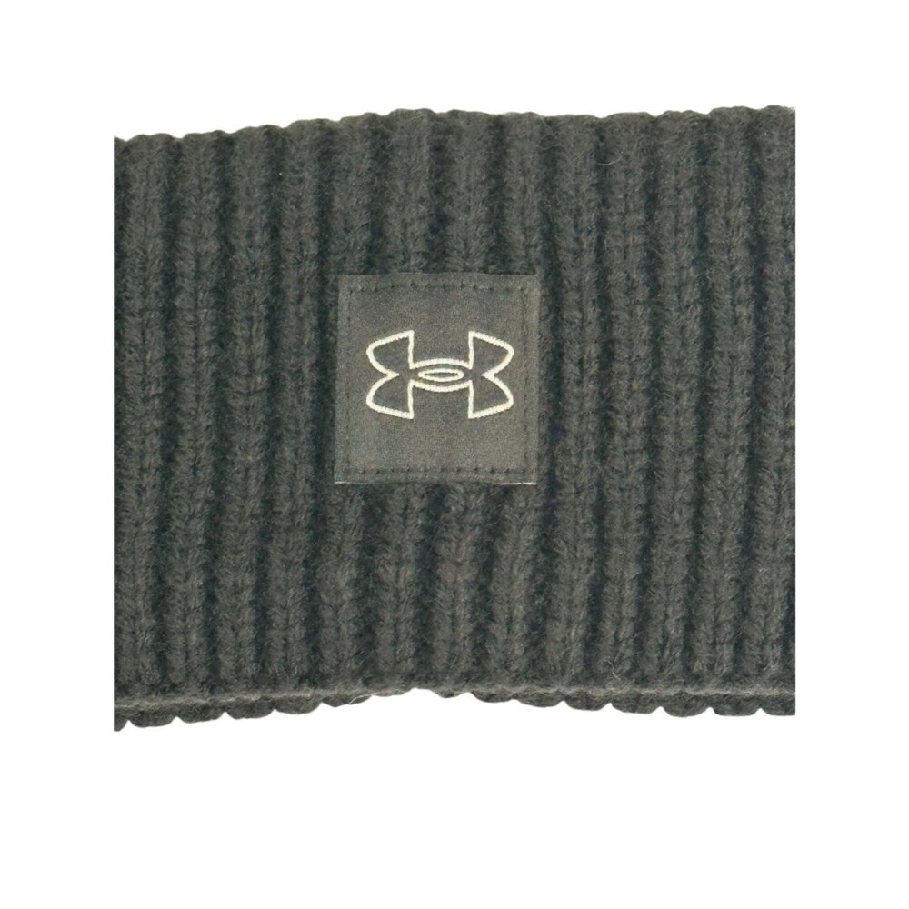 Under Armour Black Knit Headband Ski Gym Workout Stretch - Picture 3 of 4